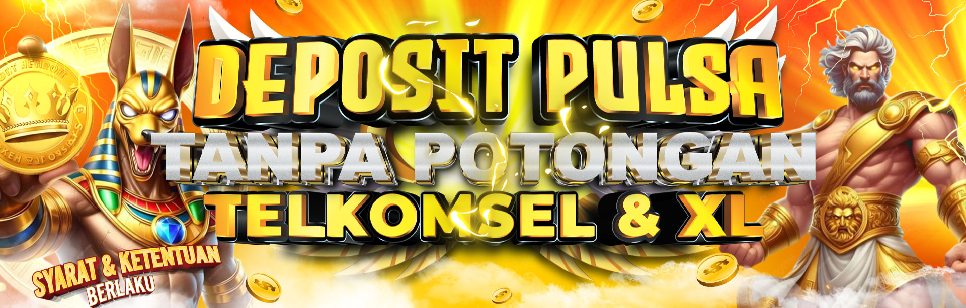 DEPOSIT PULSA TANPA POTONGAN